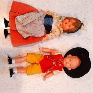 Vintage 1950's German dolls